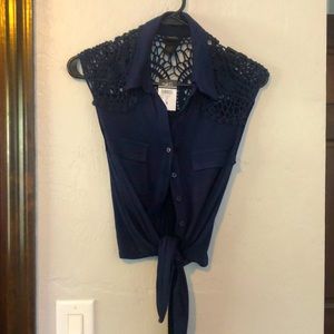 Rue 21 sleeveless tie tank top